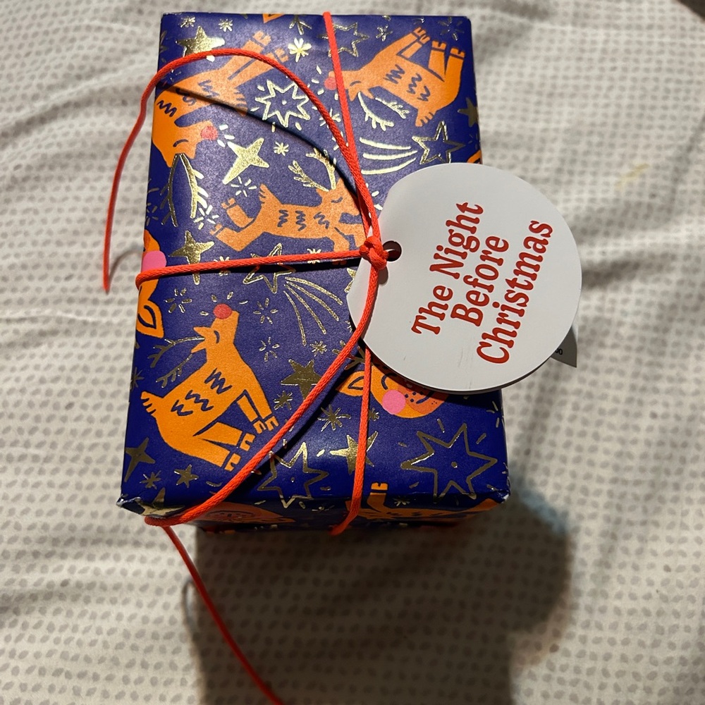 Lush “the night before Christmas” bath bomb and bubble bar